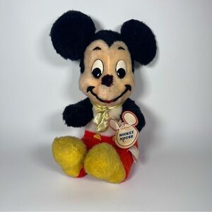 Vintage 50s Mickey Mouse California Stuffed Toys Walt Disney Productions 17" Tag